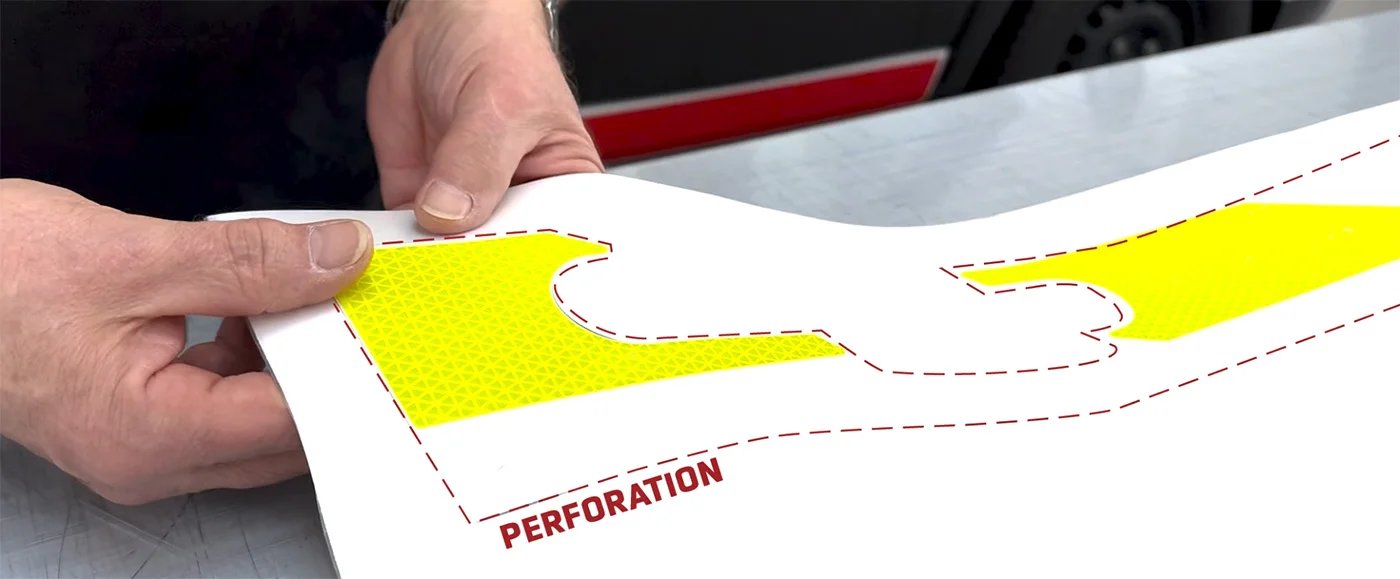 Perforiertes Trägermaterial