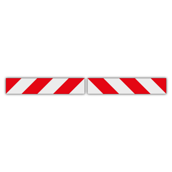 Aluminium Warnmarkierungstafeln nach DIN 30710, 705 x 141 mm