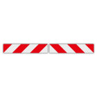 Aluminium Warnmarkierungstafeln nach DIN 30710, 705 x 141 mm