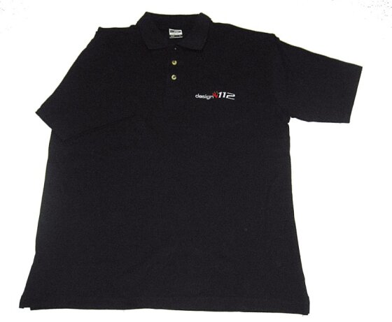 design112 Poloshirt, Schwarz, Men