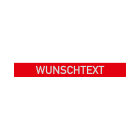 Magnetschild &bdquo;WUNSCHTEXT und -FARBE&ldquo;, retroreflektierend, 1.180 x 150 mm