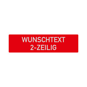Magnetschild &bdquo;WUNSCHTEXT und -FARBE&ldquo;,...