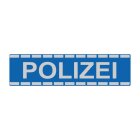 Magnetschild &bdquo;POLIZEI&ldquo;, retroreflektierend, 580 x 150 mm