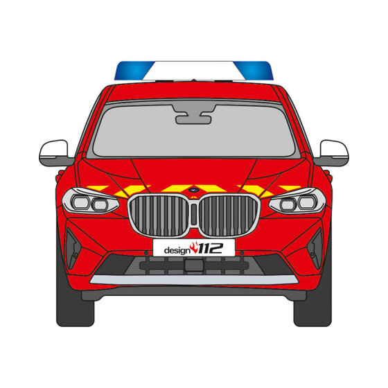 BMW X3, G01, (LCI) 2017/11 - 2024/10 | Front-Warnmarkierungssatz