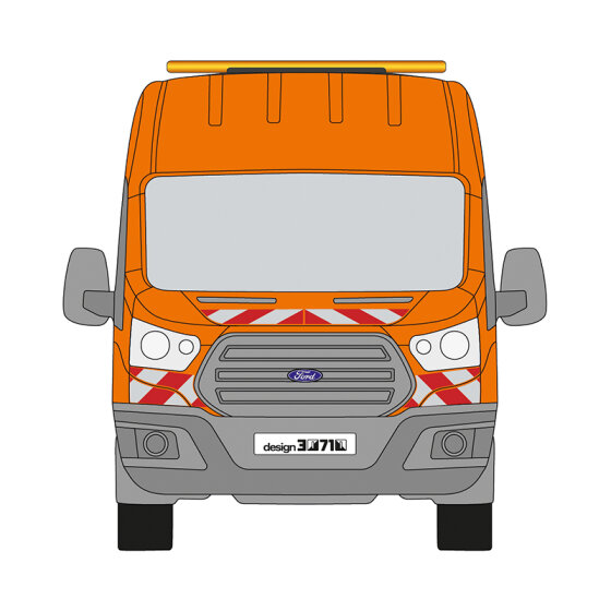 Ford (e-)Transit, 2019/08 - | Warnmarkierungssatz